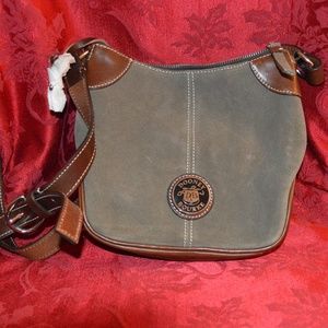 Vintage Dooney & Bourke Suede Shoulder Bag